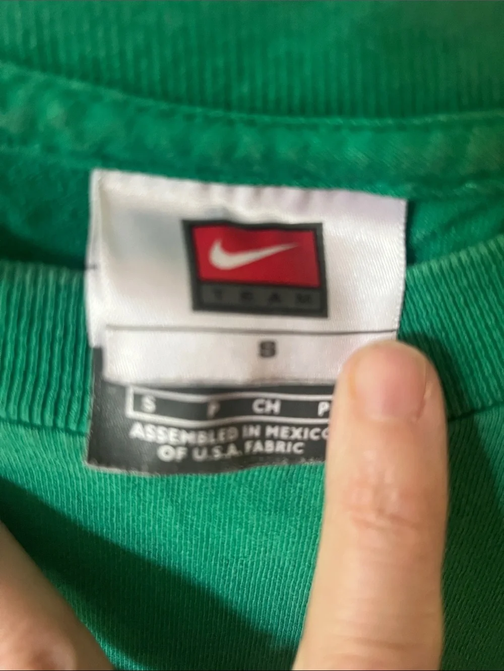 Nike Green Geoff Hollister Athletic Club Graphic Tee